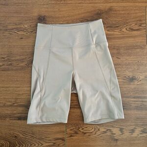 Tan Girlfriend Collective Bike Shorts
